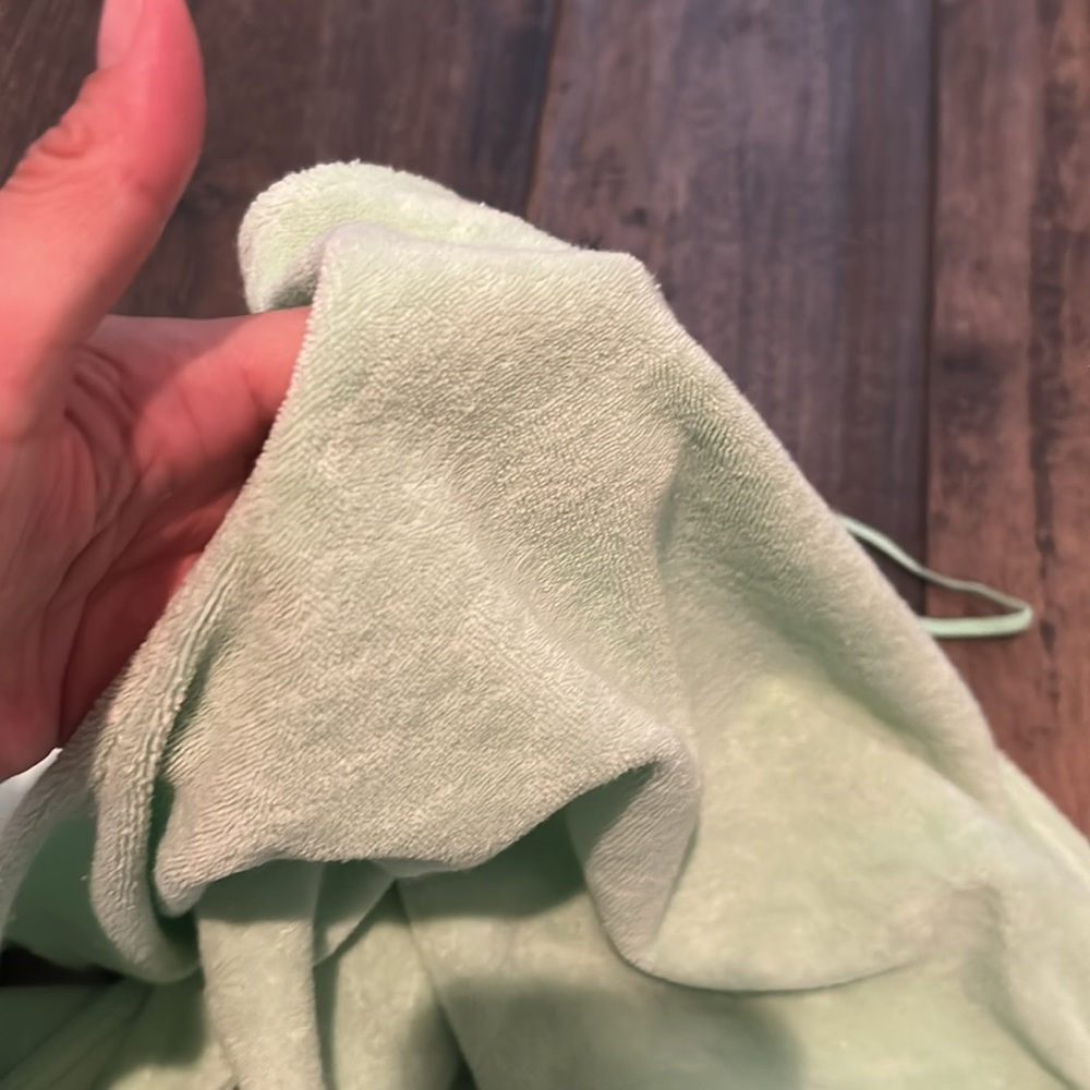 Zara terry cloth dress in lime 🍋‍🟩 green - Picture 4 of 4